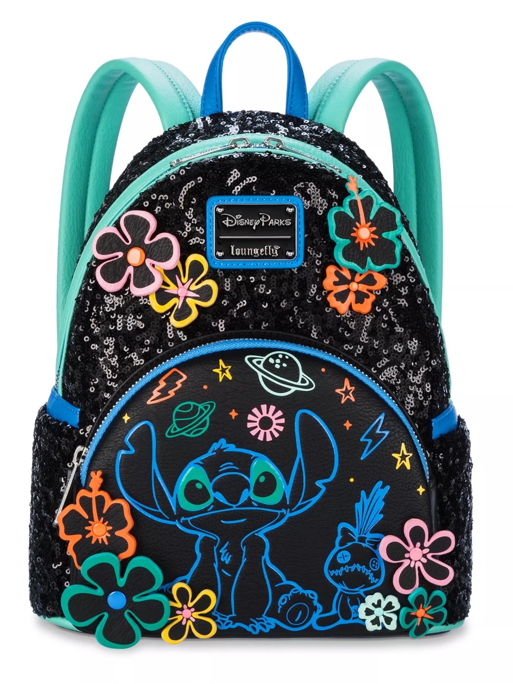 Loungefly Stitch and Scrump Mini Backpack, Lilo & Stitch - Picture 2 of 7